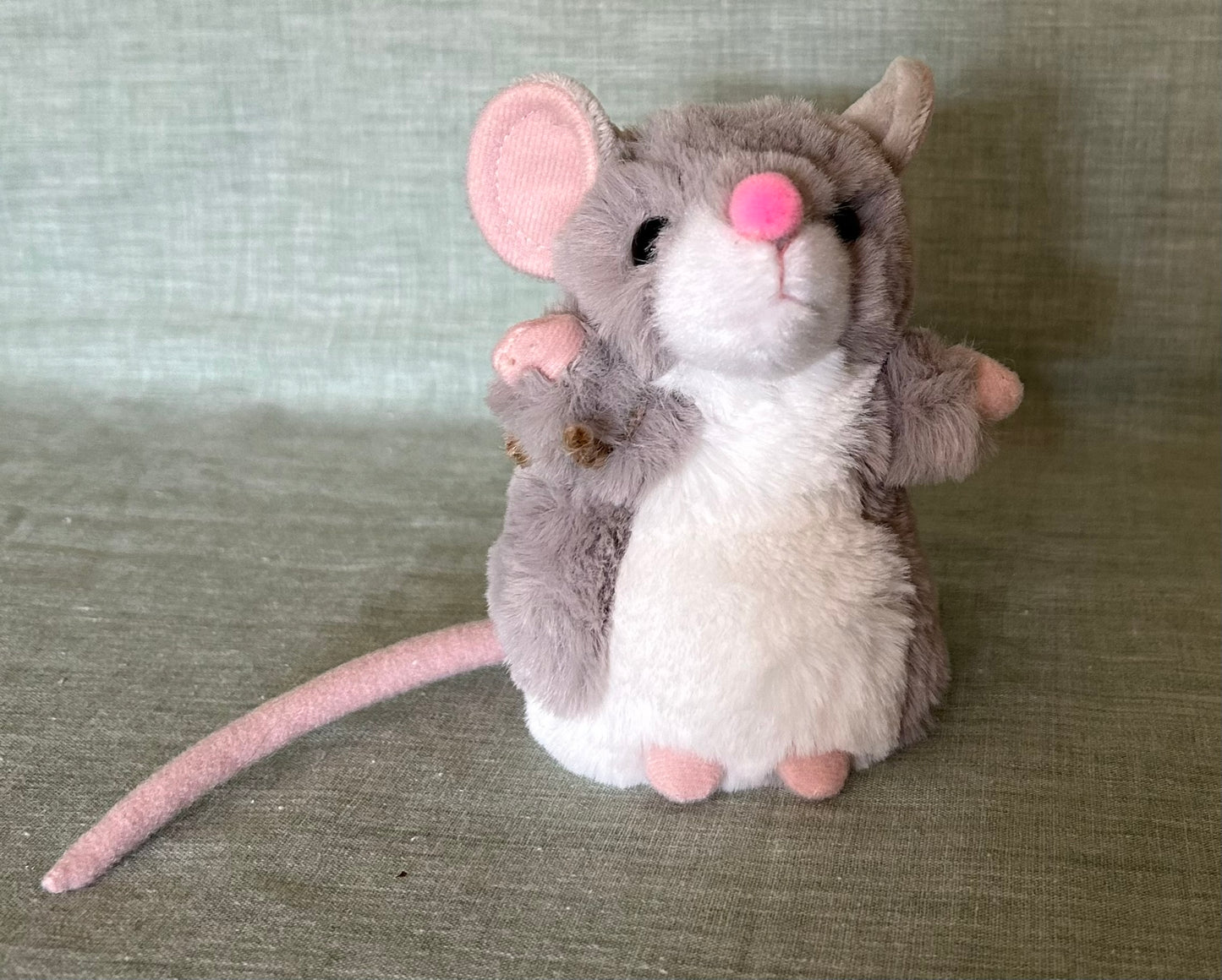Mouse Stuffed Animal with Backpack