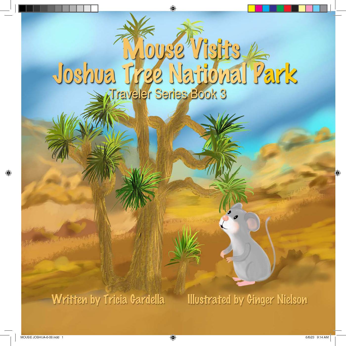 Hardcover Design of Joshua Tree Mouse Adventure Book