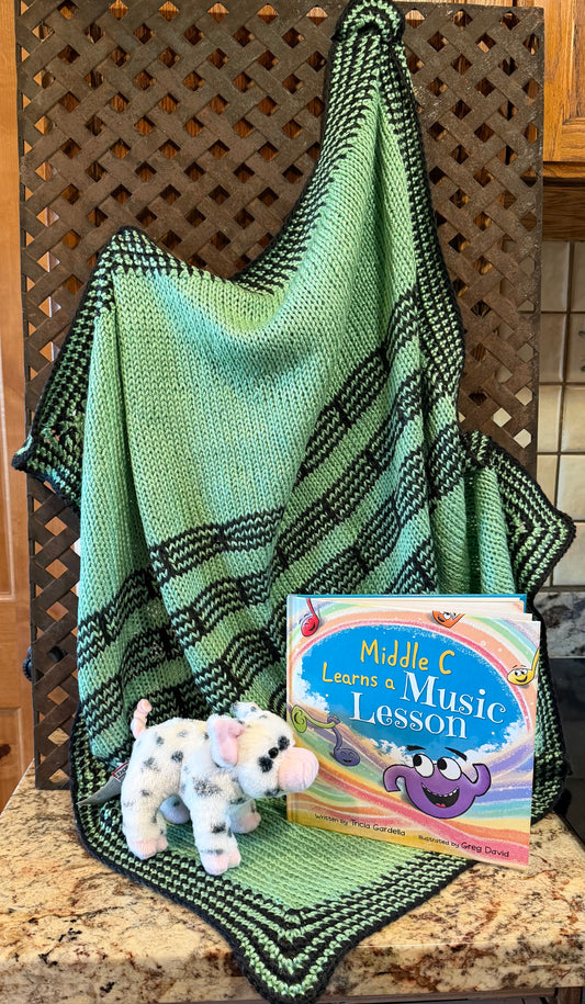 Middle C Learns a Music Lesson gift set