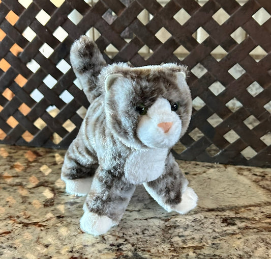 Gray Tabby Stuffed Animal